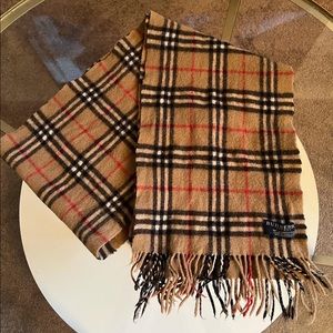 Wool Authentic Burberry Scarf with NO box